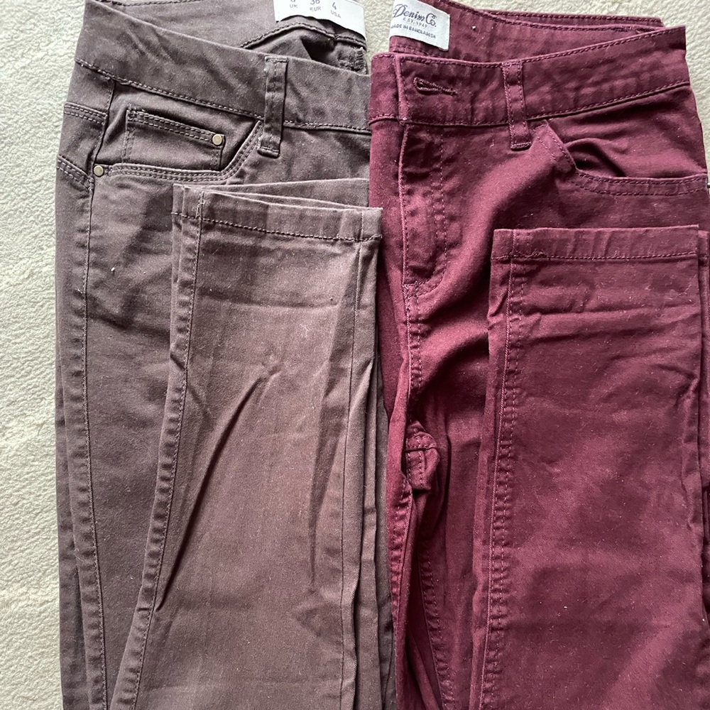 2 Denim Co. skinny pants bought from Primark